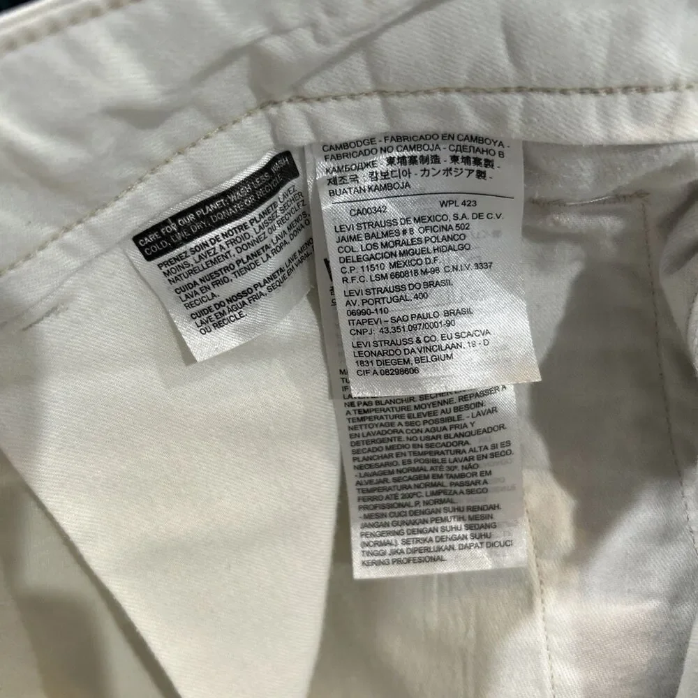 Men’s Levi Strauss & Co Levi’s Stone Y2K Style Cotton Cargo Shorts 40